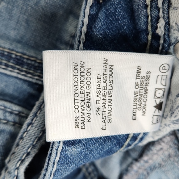 Silver Suki Mid Capri Super Stretch Lightwash Jeans Size 31 - Picture 13 of 14